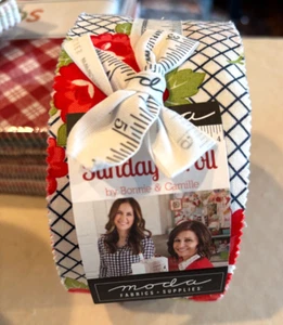 Moda Fabric Jelly Roll SUNDAY STROLL 2.5" Strips Bonnie & Camille Quilting NIP - Picture 1 of 4