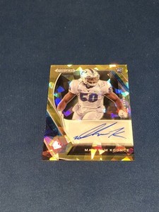 2021 Panini Prizm Draft Picks Malcolm Koonce Gold Ice Rookie RC Autograph Auto