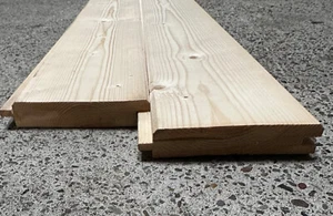 22 mm Fasebretter Rauspund 50 qm Profilholz U/S-Sort. 300 -540 cm lang 23,99€/qm - Bild 1 von 4