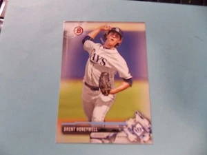 2017 Bowman Prospect #BP84 Brent Honeywell - Durham Bulls - Picture 1 of 2