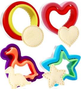 Sandwich Cutter and Sealer Set - 4 Piece Bread Sandwich Decruster Pancake Maker - Picture 1 of 8