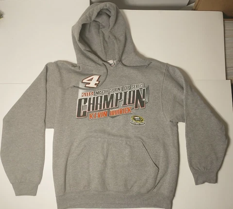 Kevin Harvick 2014 Cup Champion Authentic Hoodie Sweatshirt - # 4 - Size M Cover