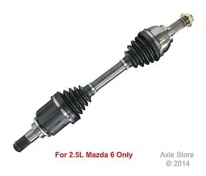 Front Left CV Axle Shaft Fits 2012 2011 2010 2009 Mazda 6 2.5L With Warranty - Bild 1 von 3