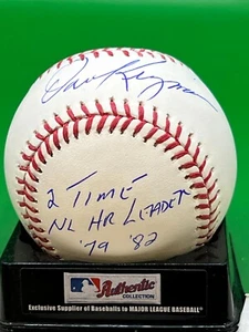 DAVE KINGMAN  NEW YORK METS  2 TIME NL HR LEADERS 79,82  OML BASEBALL - Picture 1 of 1