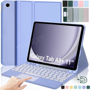 For Samsung Galaxy Tab A9+ A8 S6 Lite S8 S9 Tablet Touchpad Keyboard Case Mouse - Picture 1 of 45