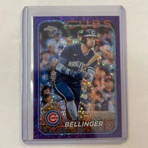 2024 Topps Chrome Cody Bellinger #232 Purple Speckle Refractor 12/299 - Cubs - Picture 1 of 2