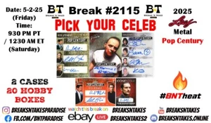 ELIJAH WOOD 2025 Leaf Pop Century 2 CASE 20 BOX Break #2115 - Picture 1 of 1