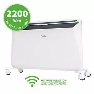 Konvektor Elektroheizer Heizlüfter Heizgerät Radiator 2200W Heizung WiFI - Bild 1 von 8
