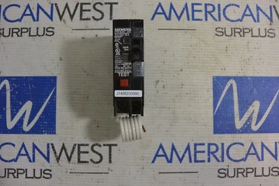 BE130H SIEMENS BLEH bolt on 22kA 30 amp 1 pole GFI Equip Protection Breaker NEW - Image 1 of 3