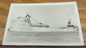 1930s Real Photo Postcard//STEAMSHIP W. F. WHITE - Picture 1 of 2