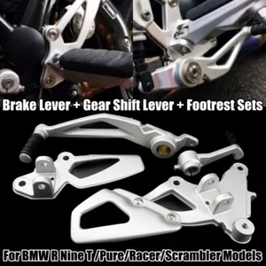 Foot Brake Lever Footrest Pedal Gear Shift Lever Kit For BMW R nineT 2014-18 R9T - Picture 1 of 9