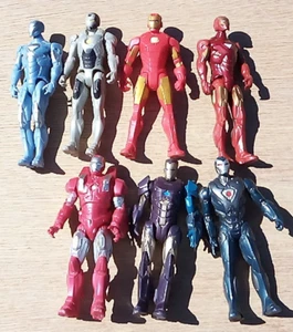 Marvel 3,75" Iron Man Actionfigur 7 Stück Custom Fodder - Bild 1 von 5