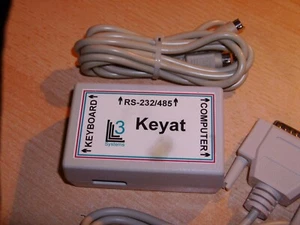 L3 Systems Keyat FA1 Keyboard Port Adapter RS-232/485, PS2 6 PIN Female Mini-Din - Picture 1 of 2