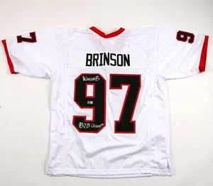 Warren Brinson Signed Jersey Georgia Bulldogs Beckett - Picture 1 of 3