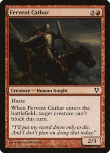MTG Fervent Cathar Avacyn Restored 135/244 Regular Common Near Mint NM - Picture 1 of 1