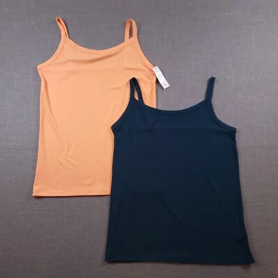 NWT Junior's XL (15-17) 2-Pk No Boundaries Stretch Ribbed Cami Tank Top - Image 1 of 4