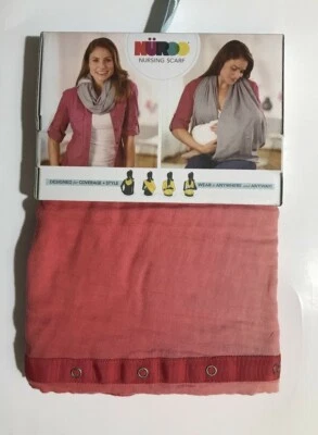  Cachecol de Enfermagem NüRoo - Ombre Coral - 100% Algodão - NOVO - Imagem 1 de 2