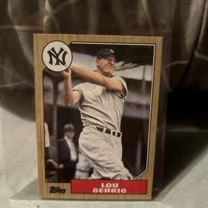 2022 Topps Archives - 1987 Topps Design #236 Lou Gehrig - Bild 1 von 4