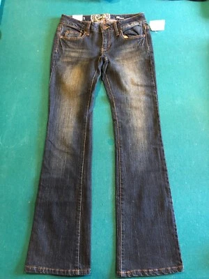 NWT New SO Dark Tint Boot Cut Regular Jeans Size 7 - Image 1 of 4