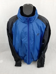 Vintage Usa Olympic Jc Penney Full Zip Windbreaker jacket Xl Black Blue - Picture 1 of 7