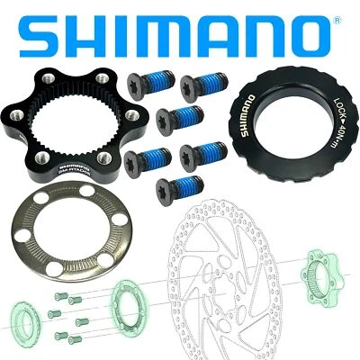 Shimano Fahrrad IS Bremsscheiben Adapter 6-Loch auf Center-Lock SM-RTAD05 - Bild 1 von 4