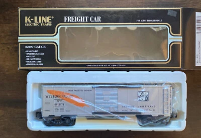 K-Line O Scale K641-2171 Box Car Western Pacific Classic NIB! RTR - Image 1 of 3