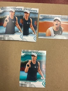 2023 U/D Goodwin Champion Tennis Player Iga Swiatek Commons & Colored Cards (4) - Picture 1 of 10