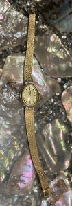 Vintage Omega Damenuhr & Band 14k Gold mit Diamanten 18,1 Gramm - Bild 1 von 16