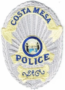 Costa Mesa Police California Abzeichen Patch (ca. 3,6 x2,6 Zoll) NEU - Bild 1 von 1