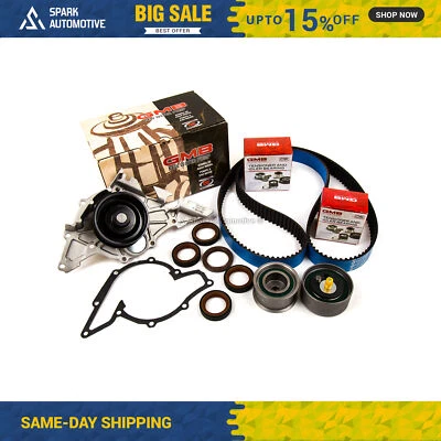 Kit de correa de distribución bomba de agua apta 00-02 Audi Allroad S4 A6 Quattro Turbo 2.7L DOHC Foto 1 de 4