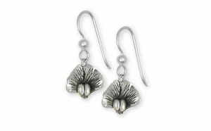 Sweet Pea Earrings Jewelry Sterling Silver Handmade Flower Earrings SWP1-E - Picture 1 of 1