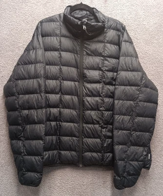 REI Co-op Down Jacket Black Packable Puffer Men’s XXL 100% Recycled Nylon - Image 1 of 4