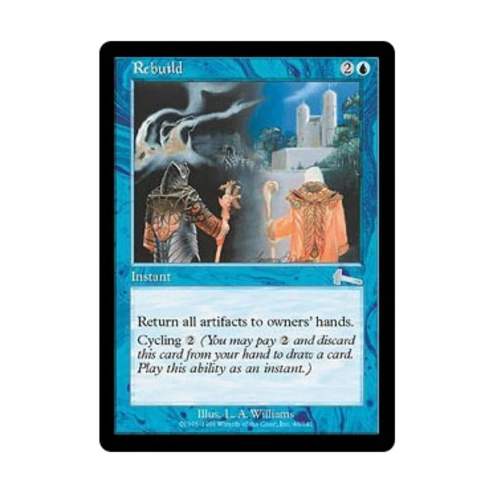 WOTC MtG Urza's Legacy Rebuild (U) (Foil) VG - Image 1 of 1