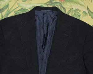 SID MASHBURN Abrigo Deportivo de Lana Azul Marino Blazer Chaqueta 48 Largo - Imagen 1 de 6