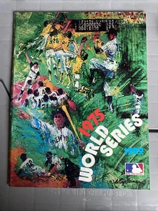 1975 MLB BASEBALL WORLD SERIES PROGRAM CINCINNATI REDS VS BOSTON RED SOX MINTY - Picture 1 of 6