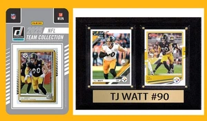 Pittsburgh Steelers Fan Plaque Pack TJ Watt + 2025 Donruss Team Set - Bild 1 von 4