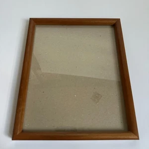 Vintage 8x10" Solid Wood Photo Picture Frame Rounded Edge MCM Gallery Wall Art - Picture 1 of 7