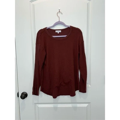 Suéter Michael Stars Rust Cuello Redondo Talla Mediana Foto 1 de 4