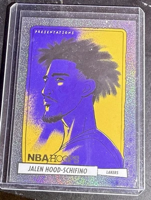 2023-24 Panini NBA Hoops - Presentations Jalen Hood-Schifino #14 (RC) CASE HIT - Image 1 of 2