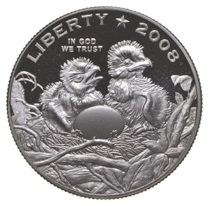 2008 Proof Bald Eagle Commemorative Half Dollar *1148 - Picture 1 of 3