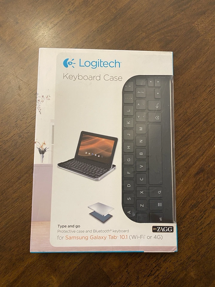 NEW Logitech Keyboard Case 920-003726 For Samsung Tablet 10.1 - Image 1 of 2