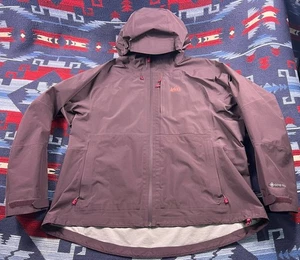 REI Co Op Goretex GTX Jacket Unisex XXL Waterproof Rain Coat Gorpcore Purple - Picture 1 of 21