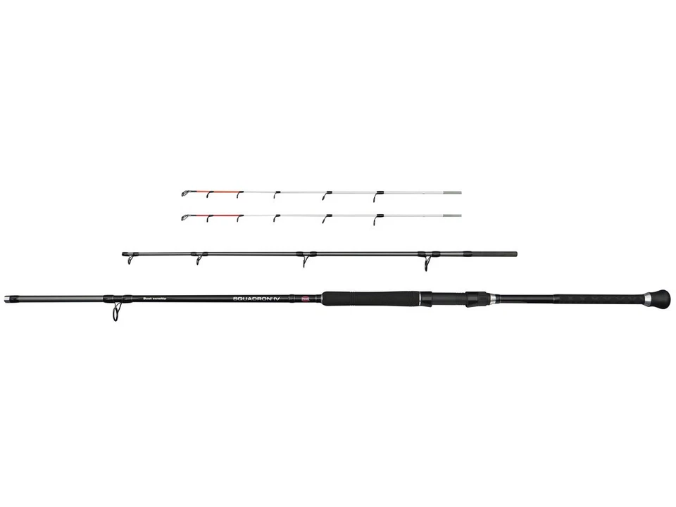 NUOVO 2025 Penn Squadron IV Boat Sensitip Spin 2.40m-3.00m 300g 2+2 sec Canne - Immagine 1 di 1