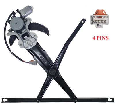 Front Right Window Regulator W/Motor 4Pin-Honda Civic EK EJ 2D Coupe/Hatch 95-00 - image 1 of 4