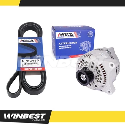 New Alternator Serpentine Belt for Ford Mustang Lincoln Town Car Mercury 4.6L - Image 1 of 4
