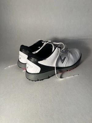 Increíble estado - Zapatos de golf Callaway para hombre sin clavos talla 10,5, blancos Foto 1 de 4