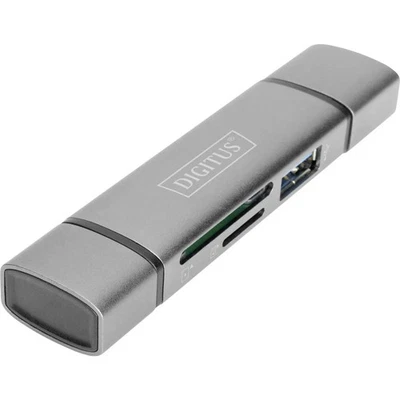 Digitus DA-70886 Externer Speicherkartenleser / Hub USB-A (USB 3.0), USB-A, - Bild 1 von 4