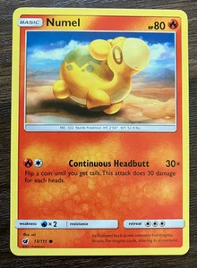 NM  Numel 13/111 - 2017 Pokemon Crimson Invasion Common Card - CLEAN - Picture 1 of 2
