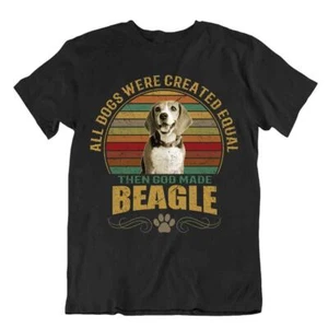 Beagle Dog T-Shirt Cooles Geschenk für Hunde Tierliebhaber Vintage bester Freund - Bild 1 von 8