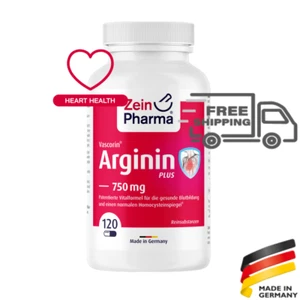 VASCORIN ARGININA L-Arginina PLUS 120 cápsulas VEGAN ZEINPHARMA - Imagen 1 de 1
